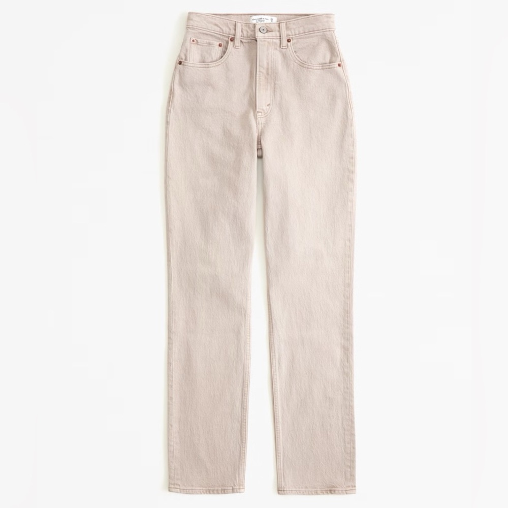 A&F Curve Love Ultra High Rise 90s Straight Jean